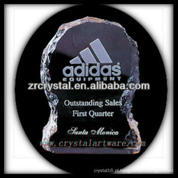 troféu de cristal em branco design atraente X062